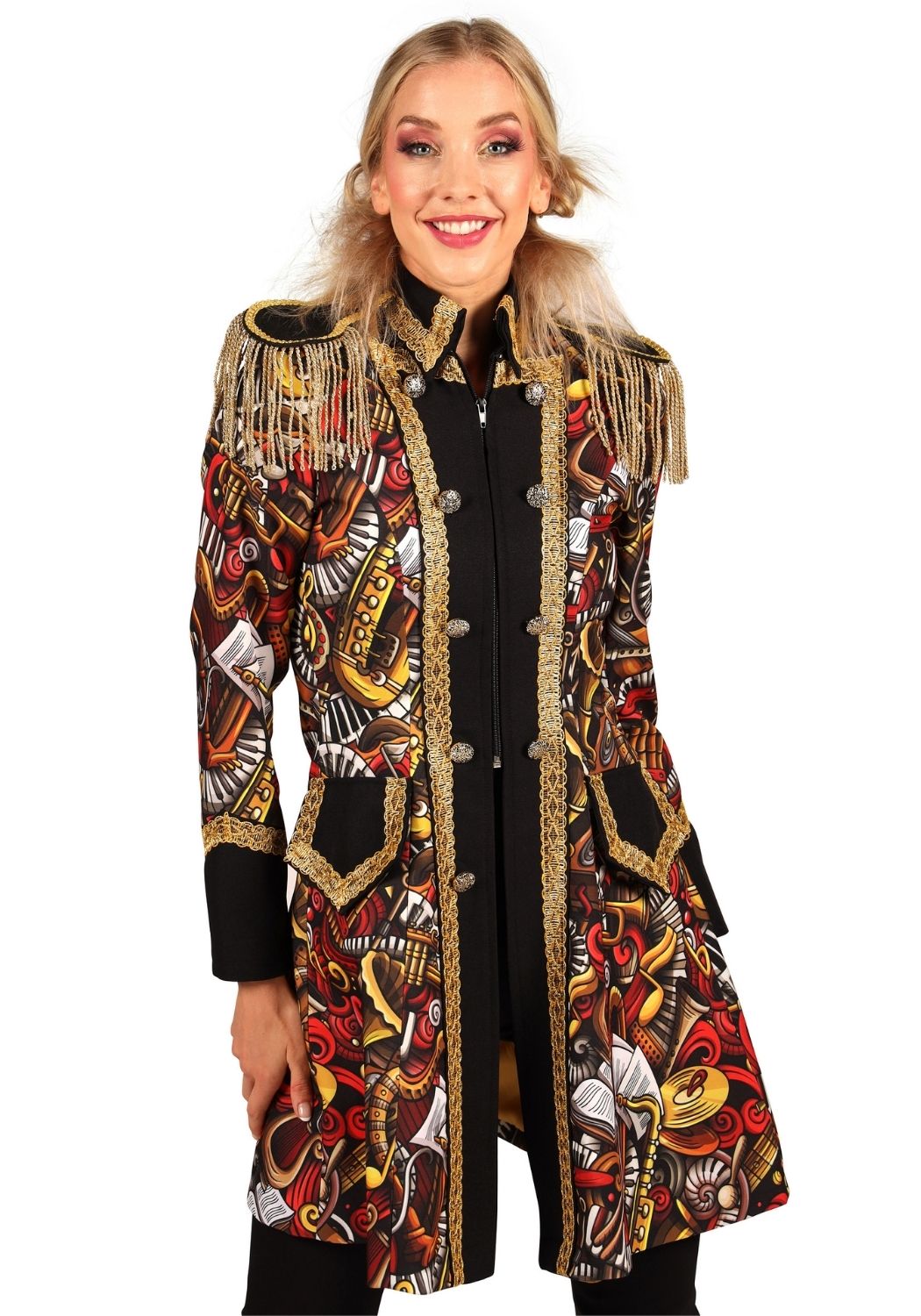 Carnavalsjas Dames Brass Band Rood - Festivales