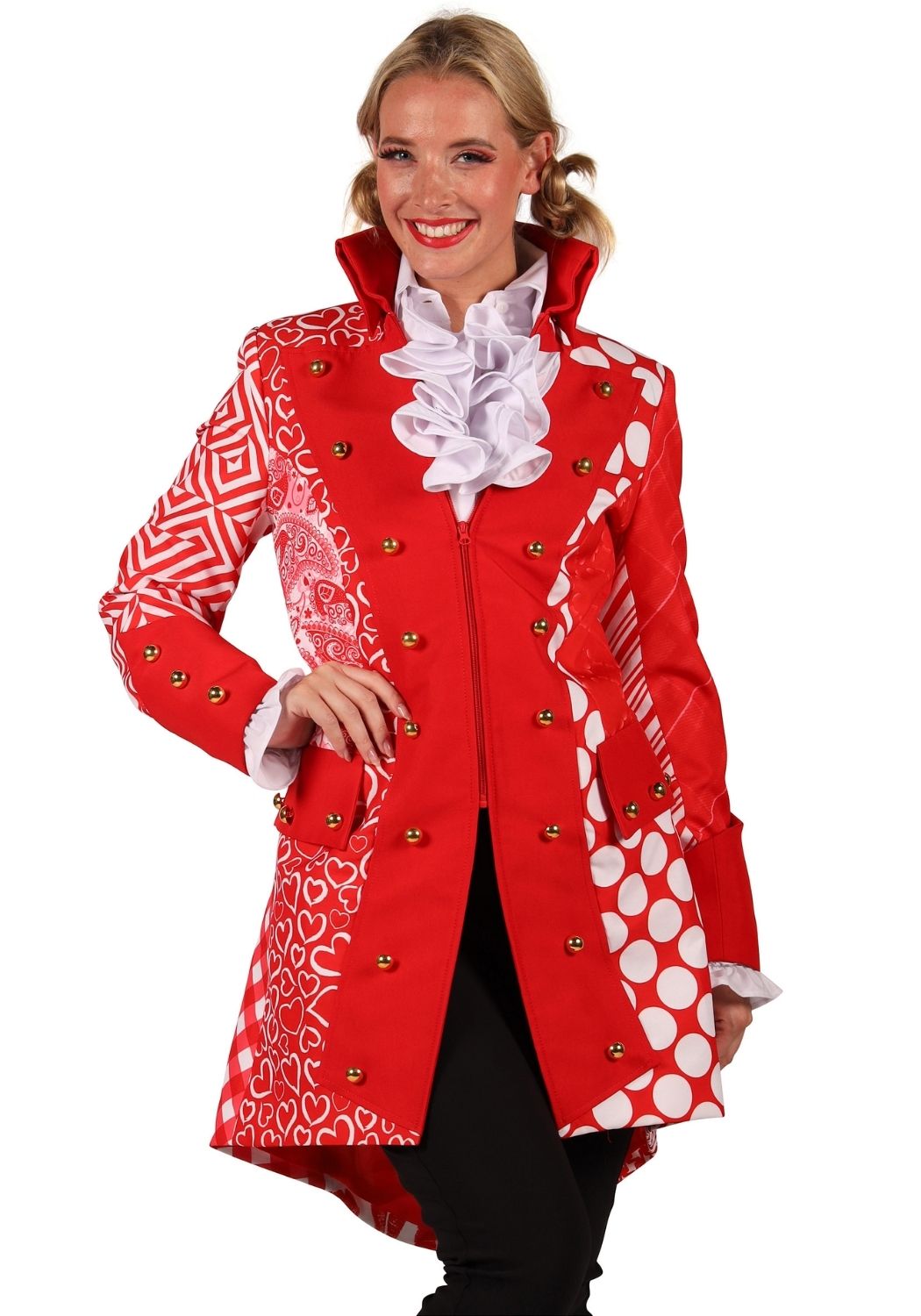 Carnavalsjas Dames Valentijn Rood - Festivales