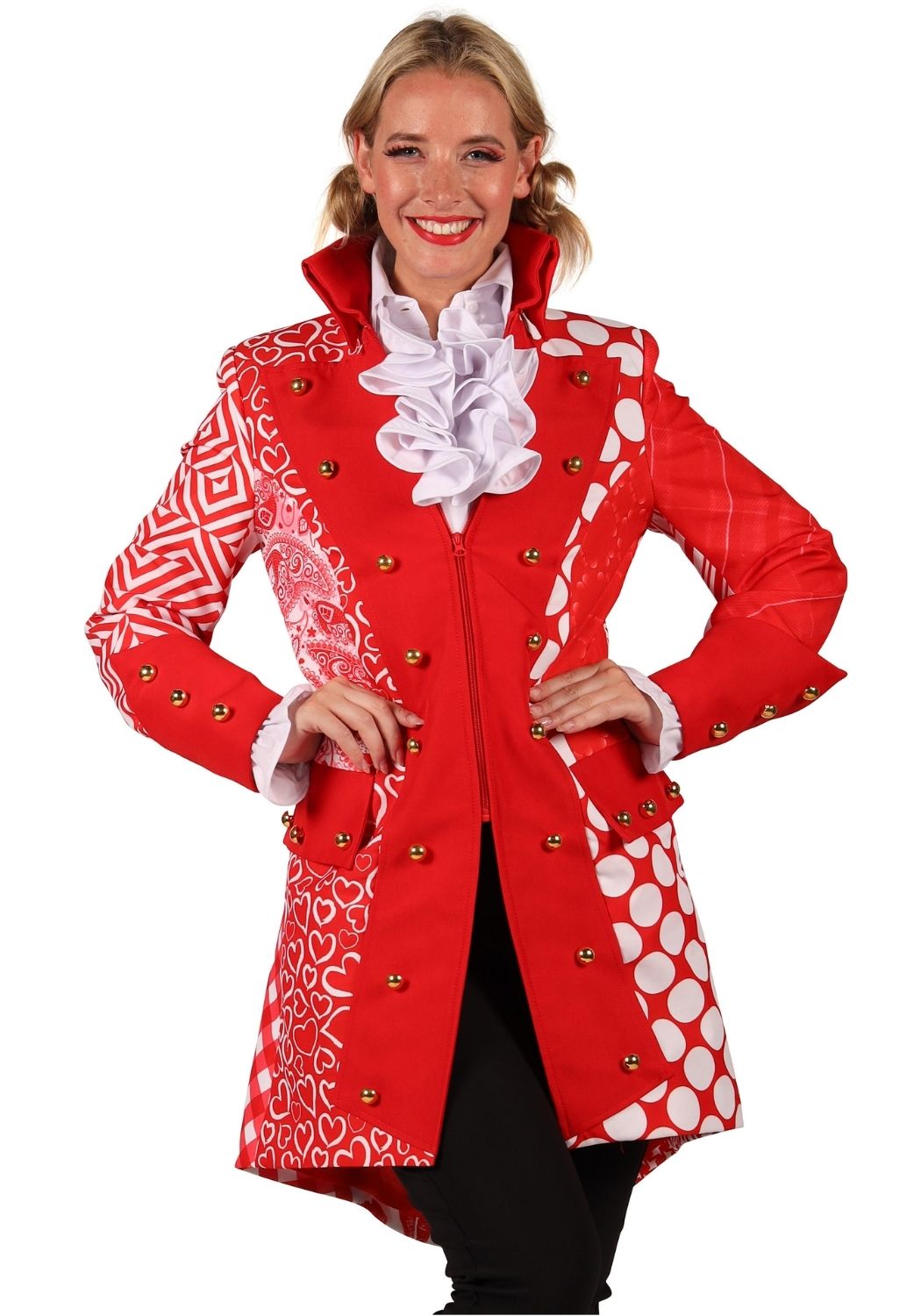 Carnavalsjas Dames Valentijn Rood - Festivales