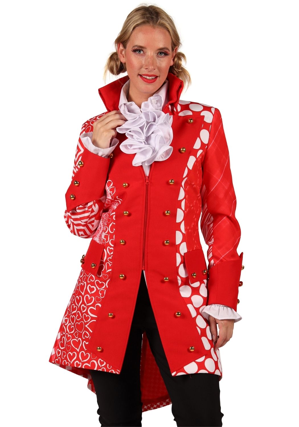 Carnavalsjas Dames Valentijn Rood - Festivales