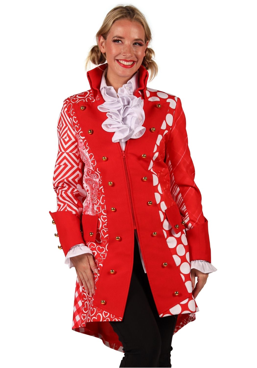 Carnavalsjas Dames Valentijn Rood - Festivales