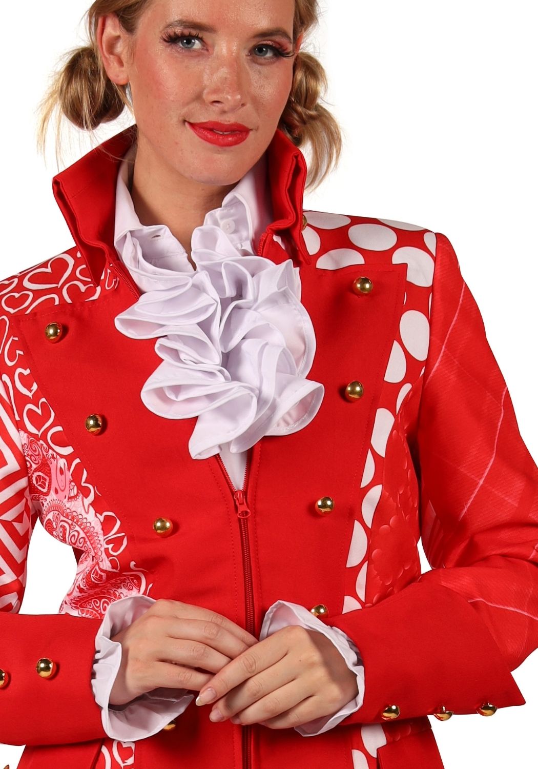 Carnavalsjas Dames Valentijn Rood - Festivales