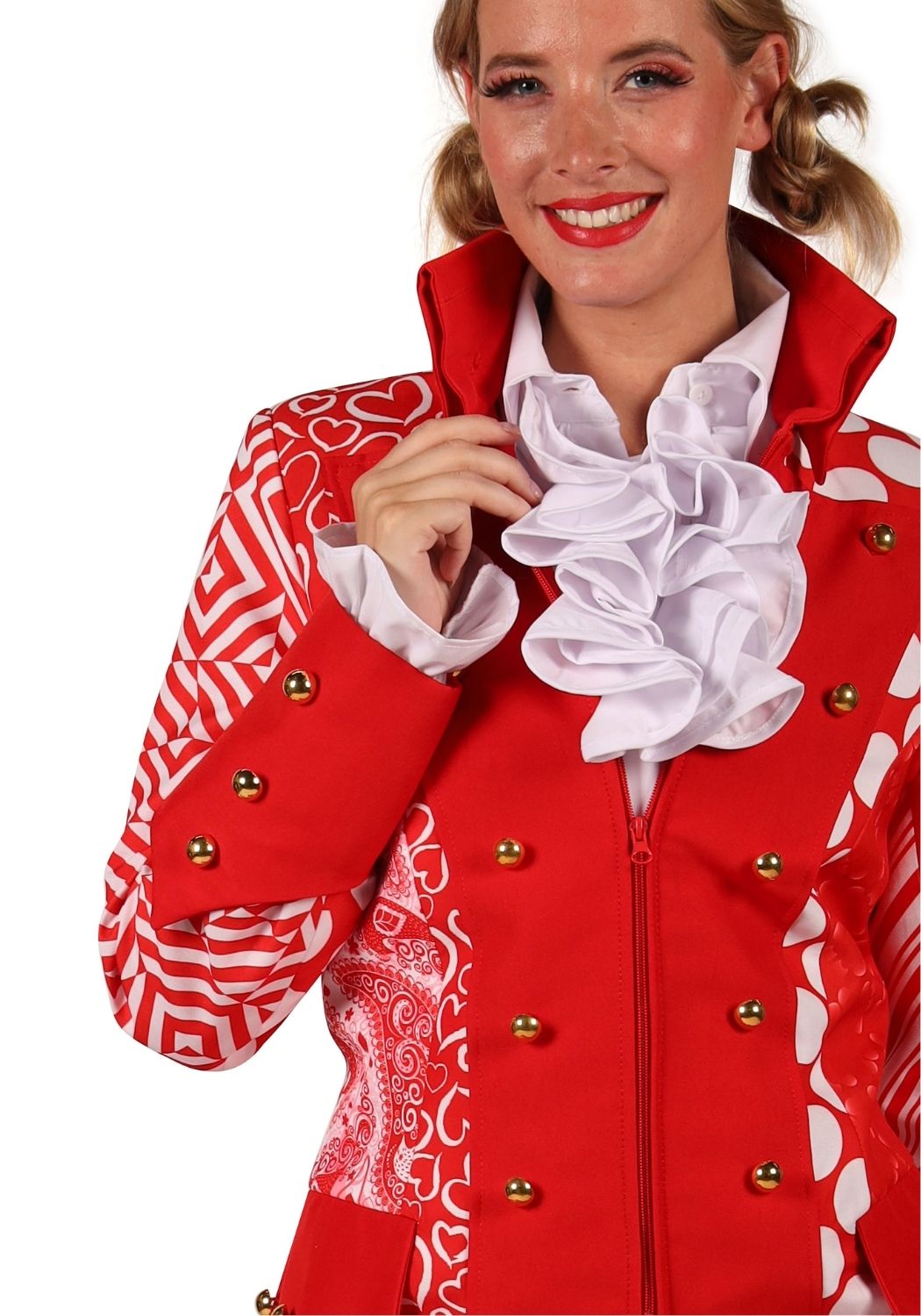 Carnavalsjas Dames Valentijn Rood - Festivales