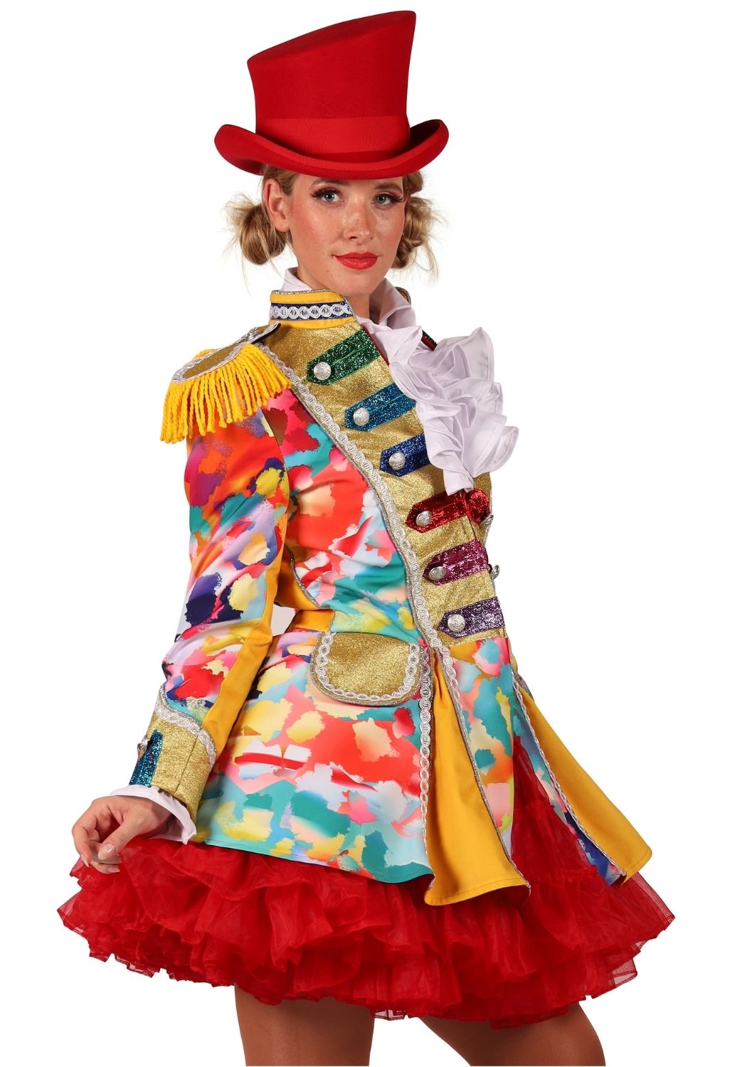 Carnavalsjas Dames Color Paint Splatters - Festivales