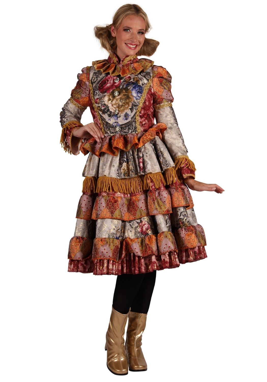 Carnavalsjas Dames Jurk Constanze Oranje - Festivales