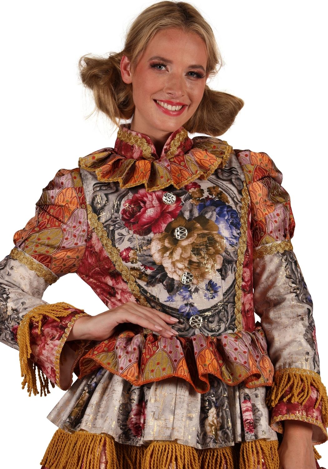 Carnavalsjas Dames Jurk Constanze Oranje - Festivales