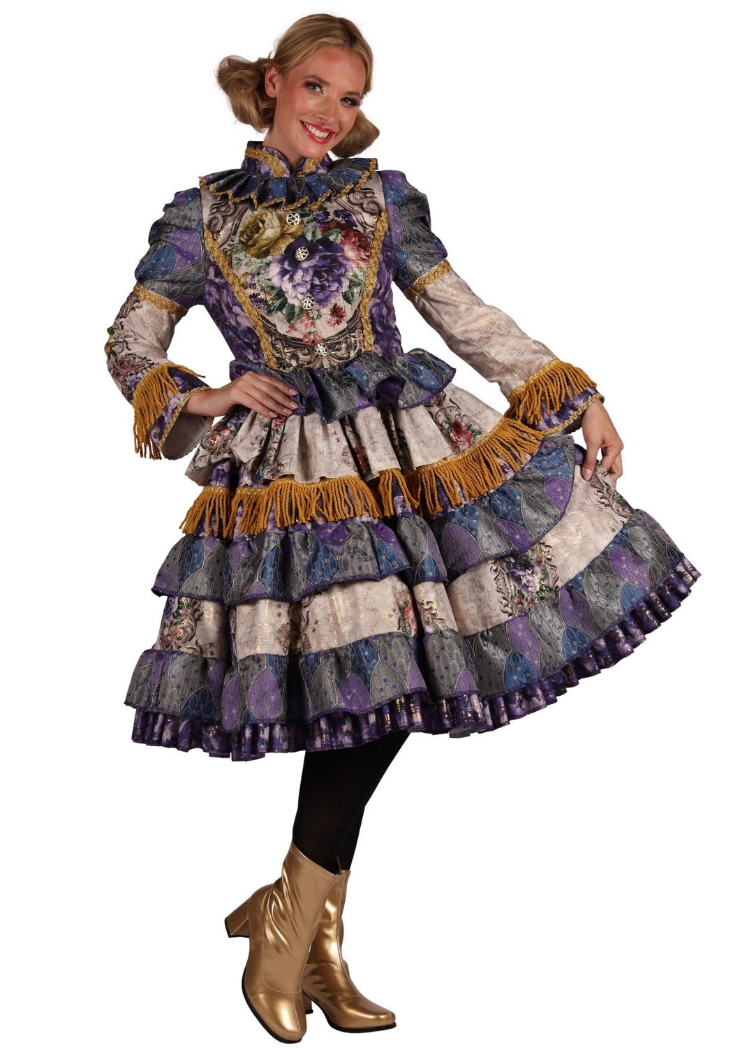 Carnavalsjas Dames Jurk Constanze Paars - Festivales