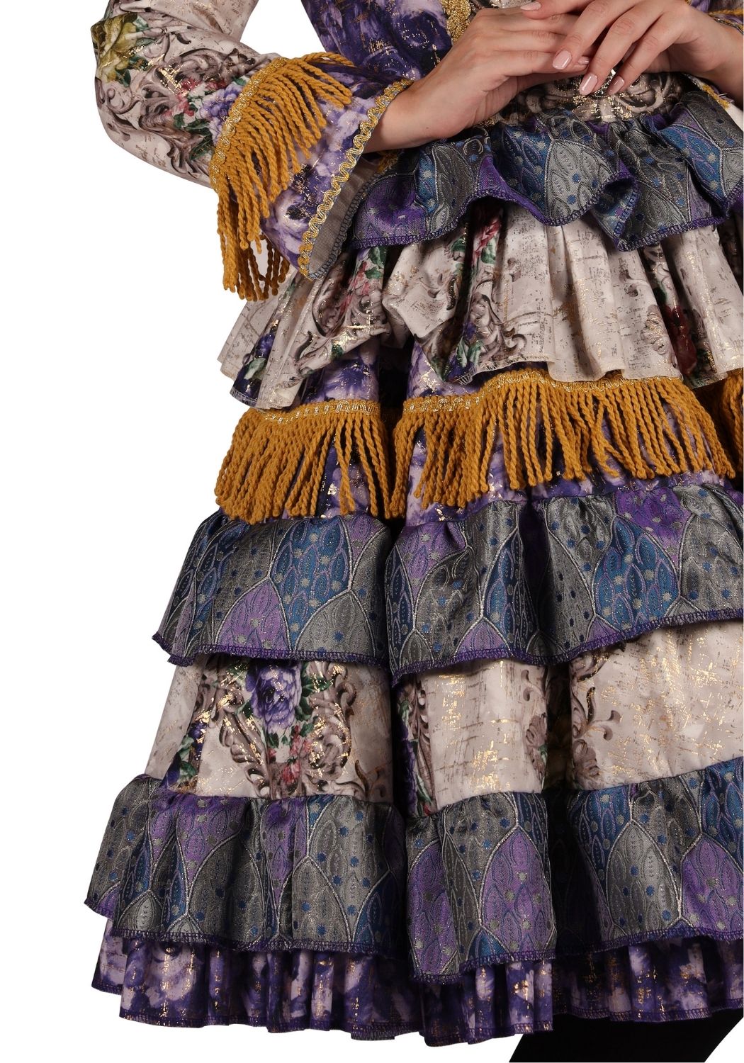 Carnavalsjas Dames Jurk Constanze Paars - Festivales