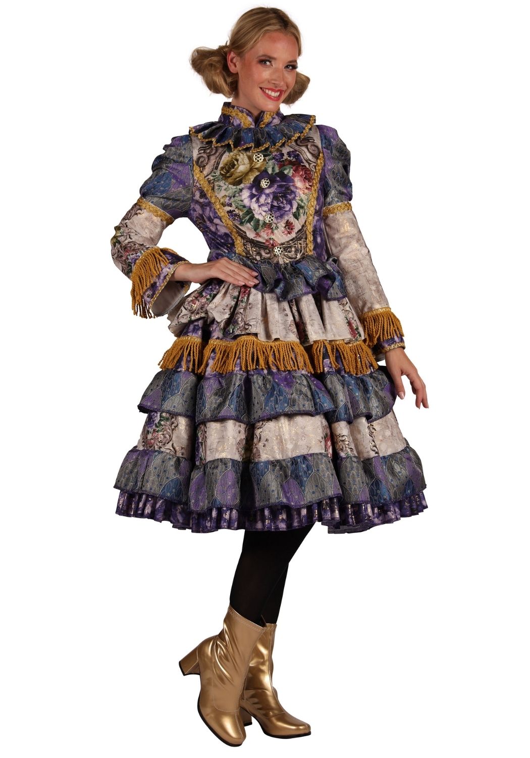 Carnavalsjas Dames Jurk Constanze Paars - Festivales