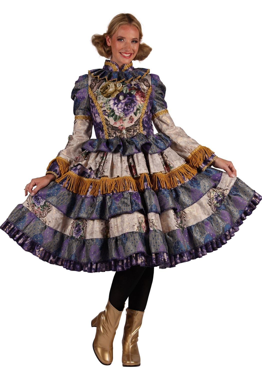 Carnavalsjas Dames Jurk Constanze Paars - Festivales