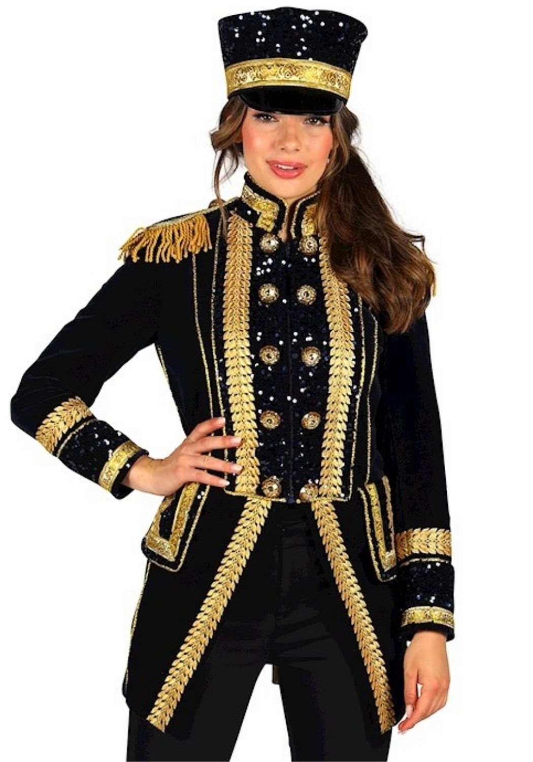 Carnavalsjas Dames Exellent Blauw - Festivales