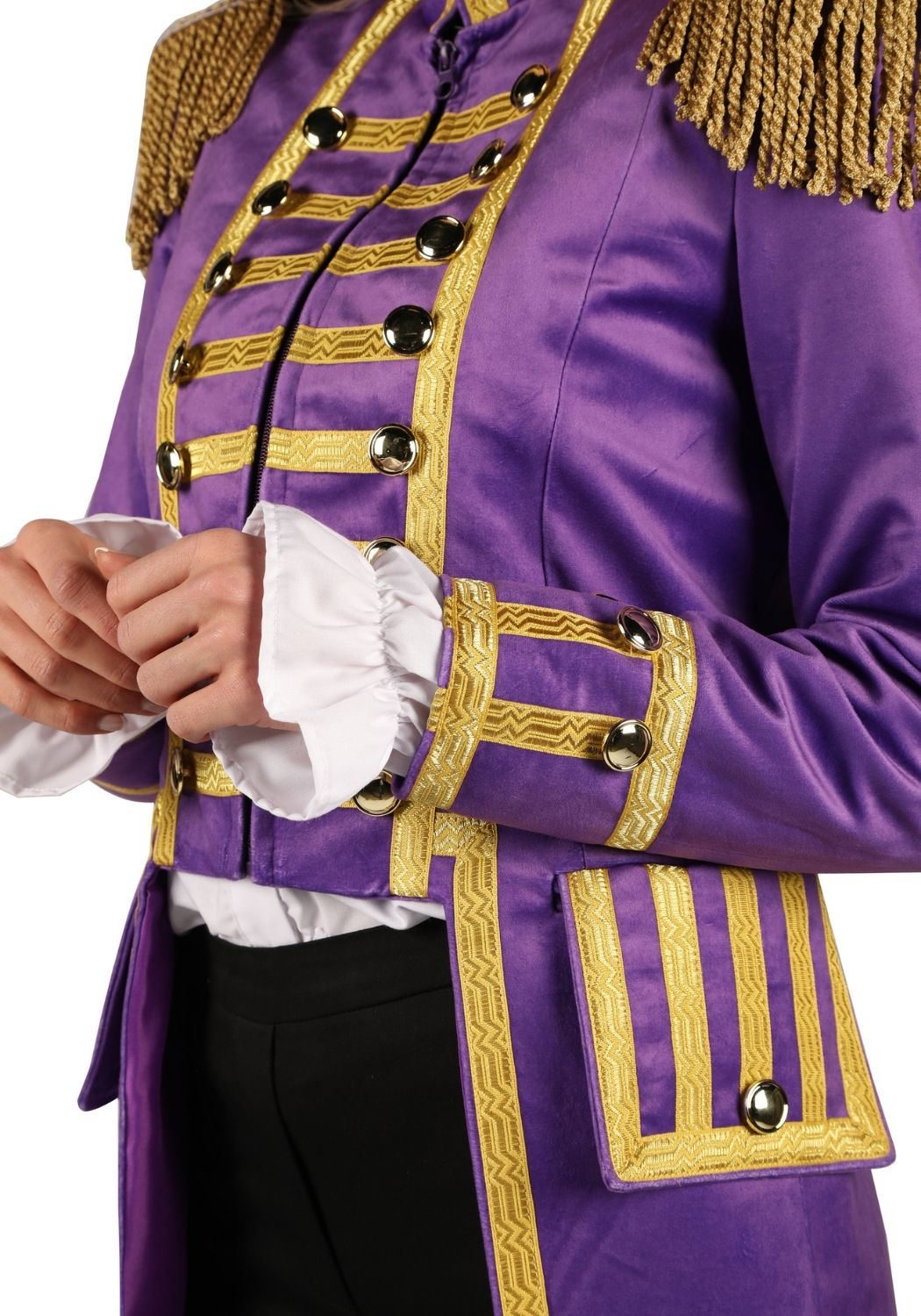 Carnavalsjas Dames Fantasy World Paars/Goud - Festivales