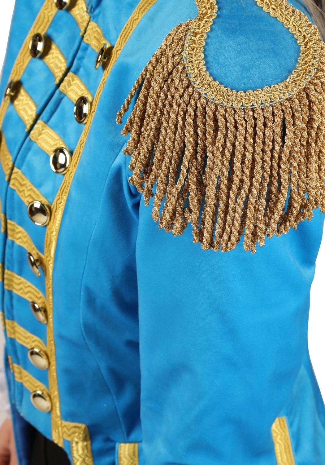 Carnavalsjas Dames Fantasy World Turquoise/Goud - Festivales