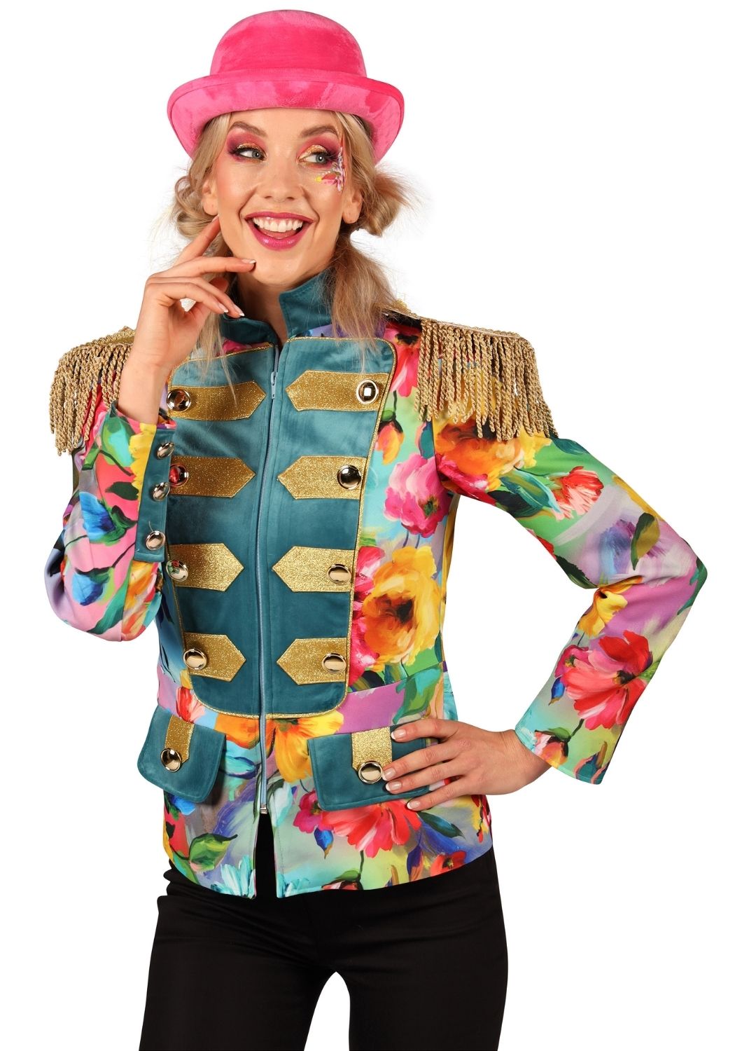 Carnavalsjas Dames Color Queen Flow - Festivales