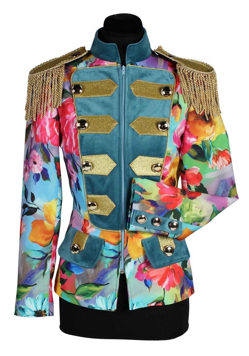 Carnavalsjas Dames Color Queen Flow - Festivales