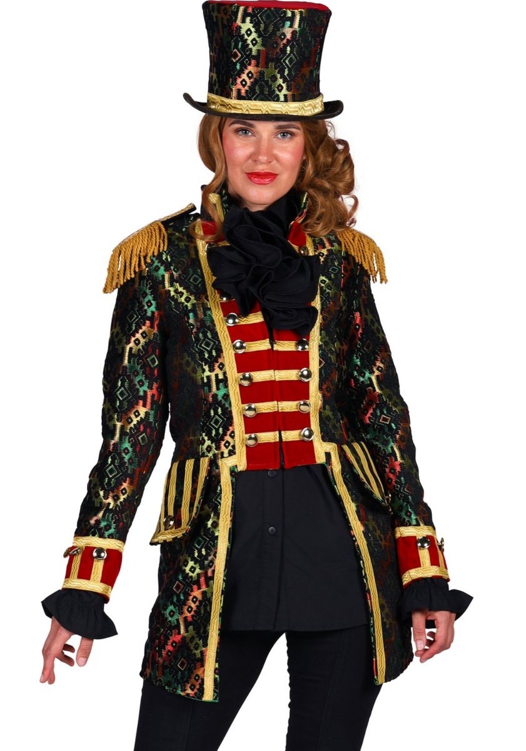 Carnavalsjas Dames Hologram Groen - Festivales