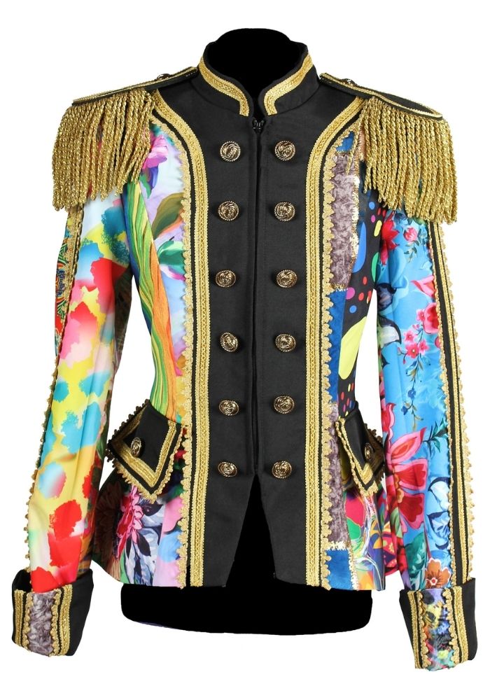 Carnavalsjas Dames Patchwork Classic - Festivales