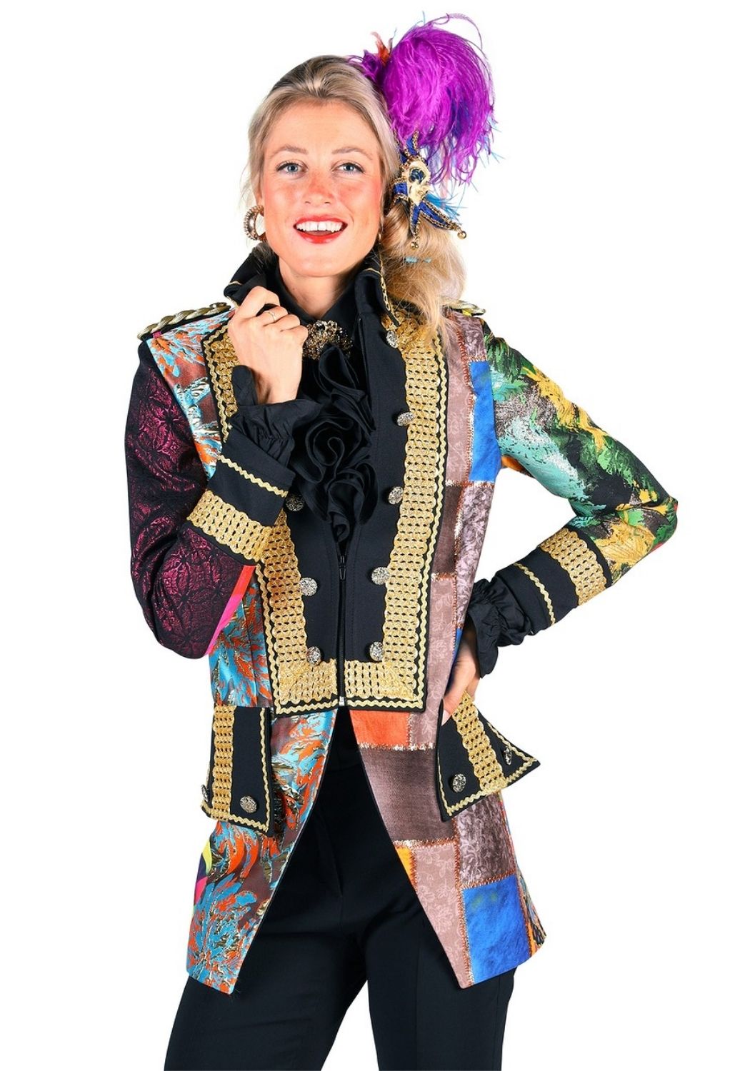 Carnavalsjas Dames Patchwork - Festivales