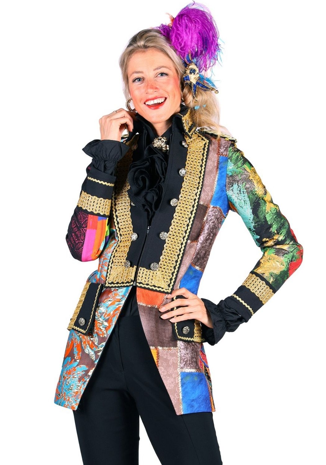 Carnavalsjas Dames Patchwork - Festivales
