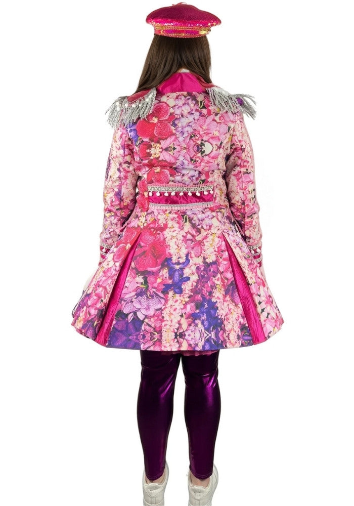 Carnavalsjas Pink Flower Dames - Bundel Luxe - Festivales