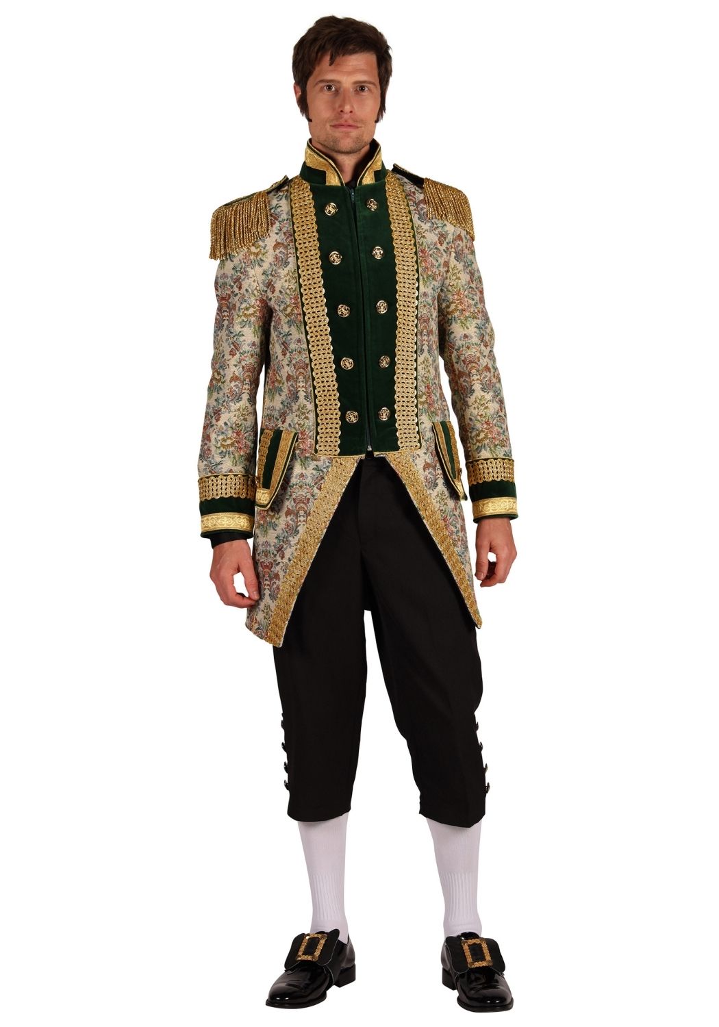 Carnavalsjas Heren Classic Style Wit - Festivales