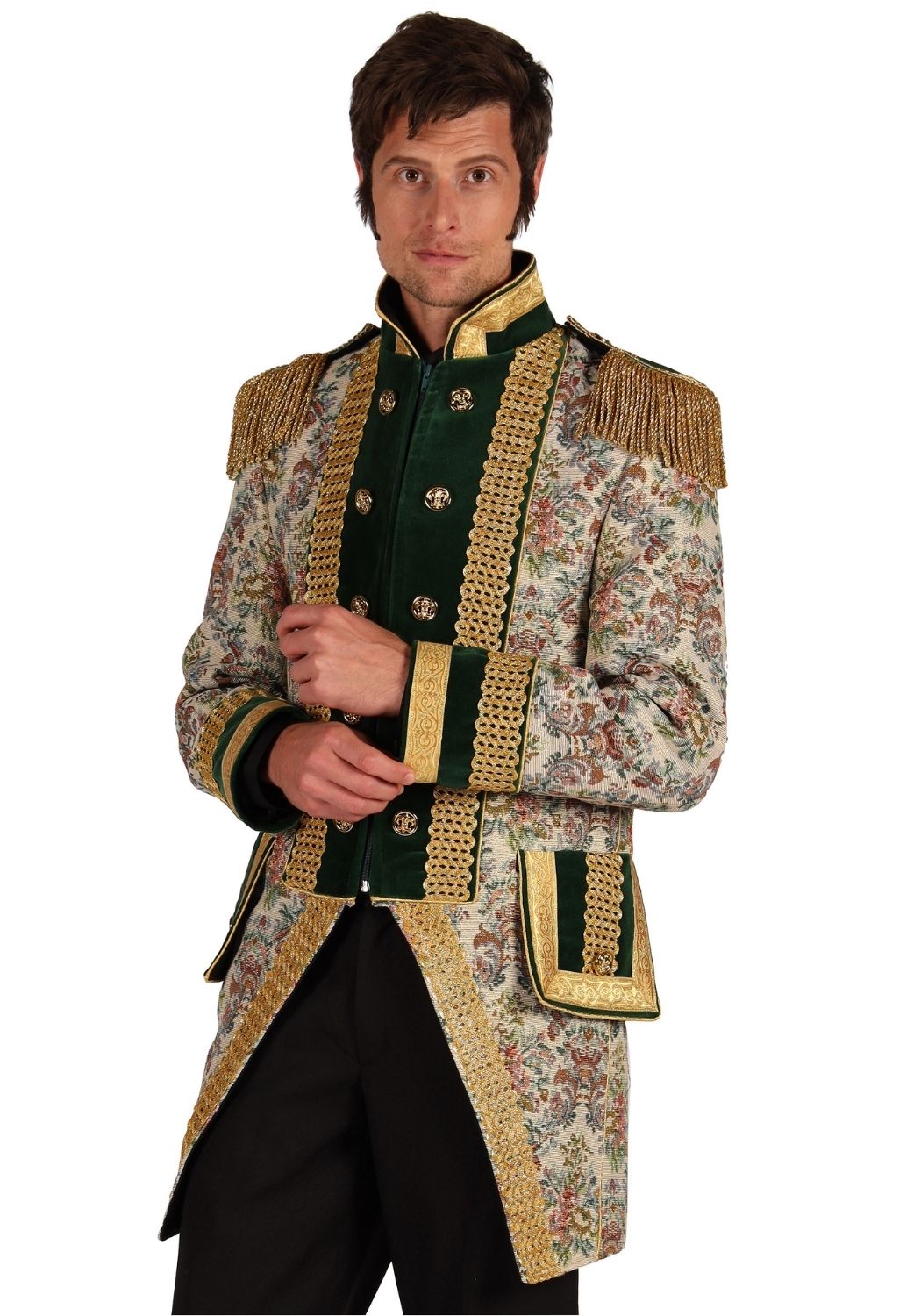 Carnavalsjas Heren Classic Style Wit - Festivales