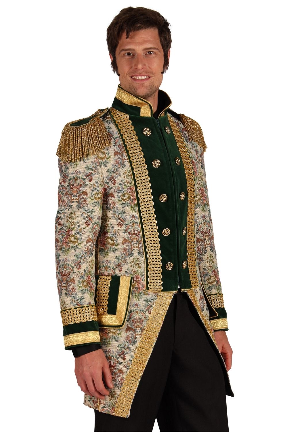 Carnavalsjas Heren Classic Style Wit - Festivales