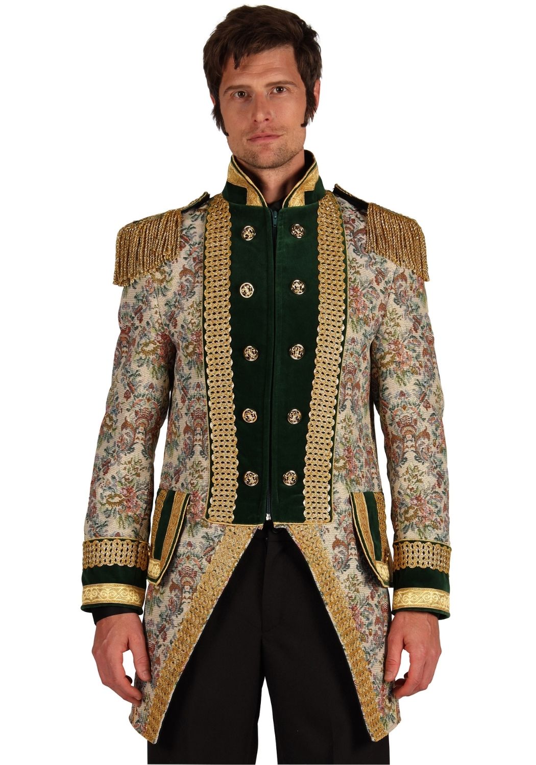 Carnavalsjas Heren Classic Style Wit - Festivales