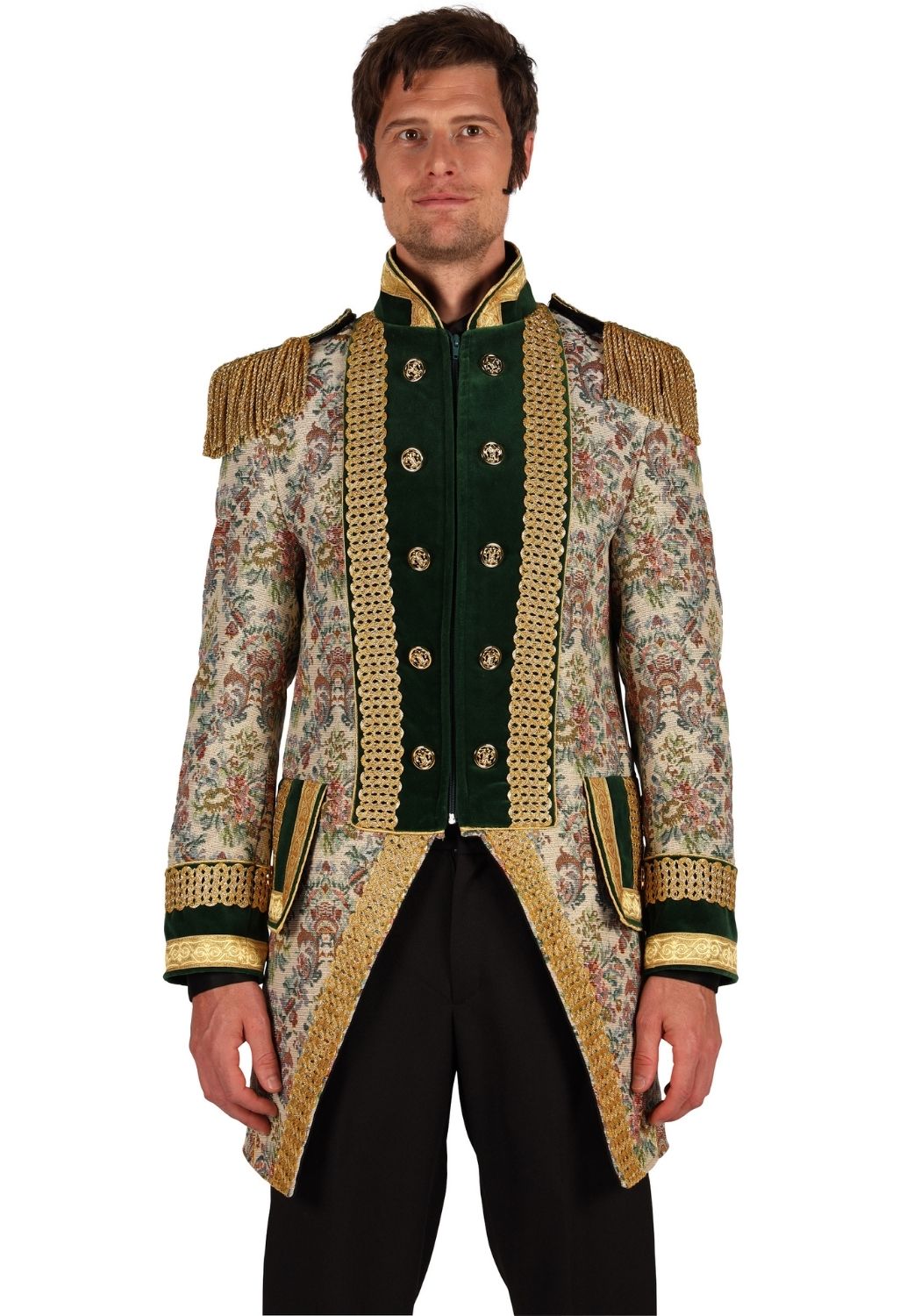 Carnavalsjas Heren Classic Style Wit - Festivales