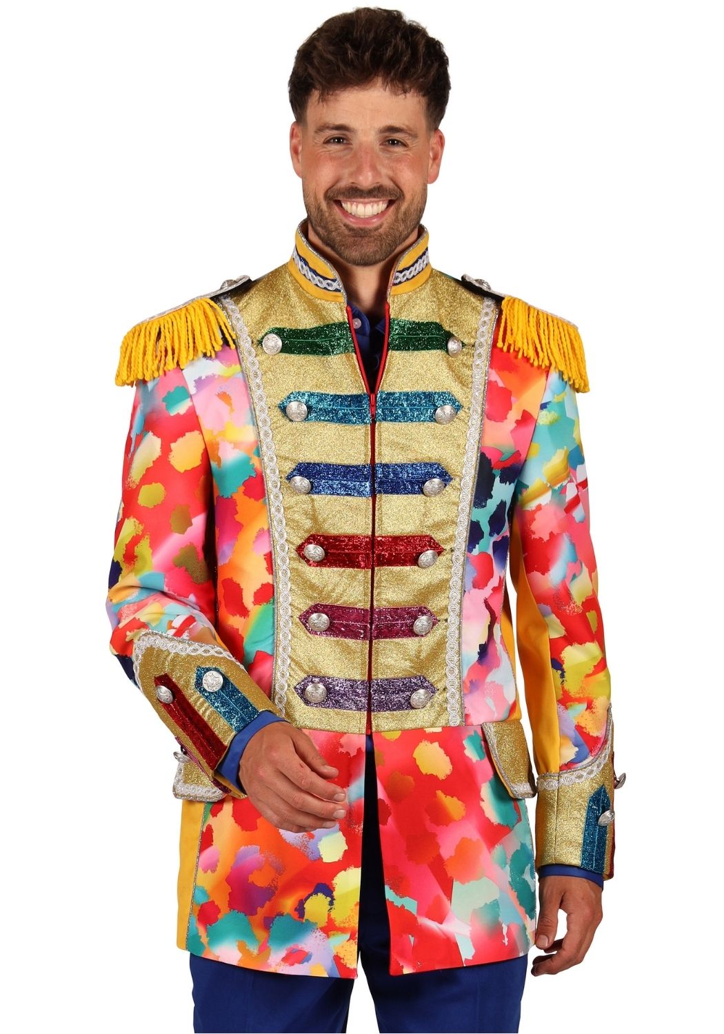 Carnavalsjas Heren Color Paint Splatters - Festivales