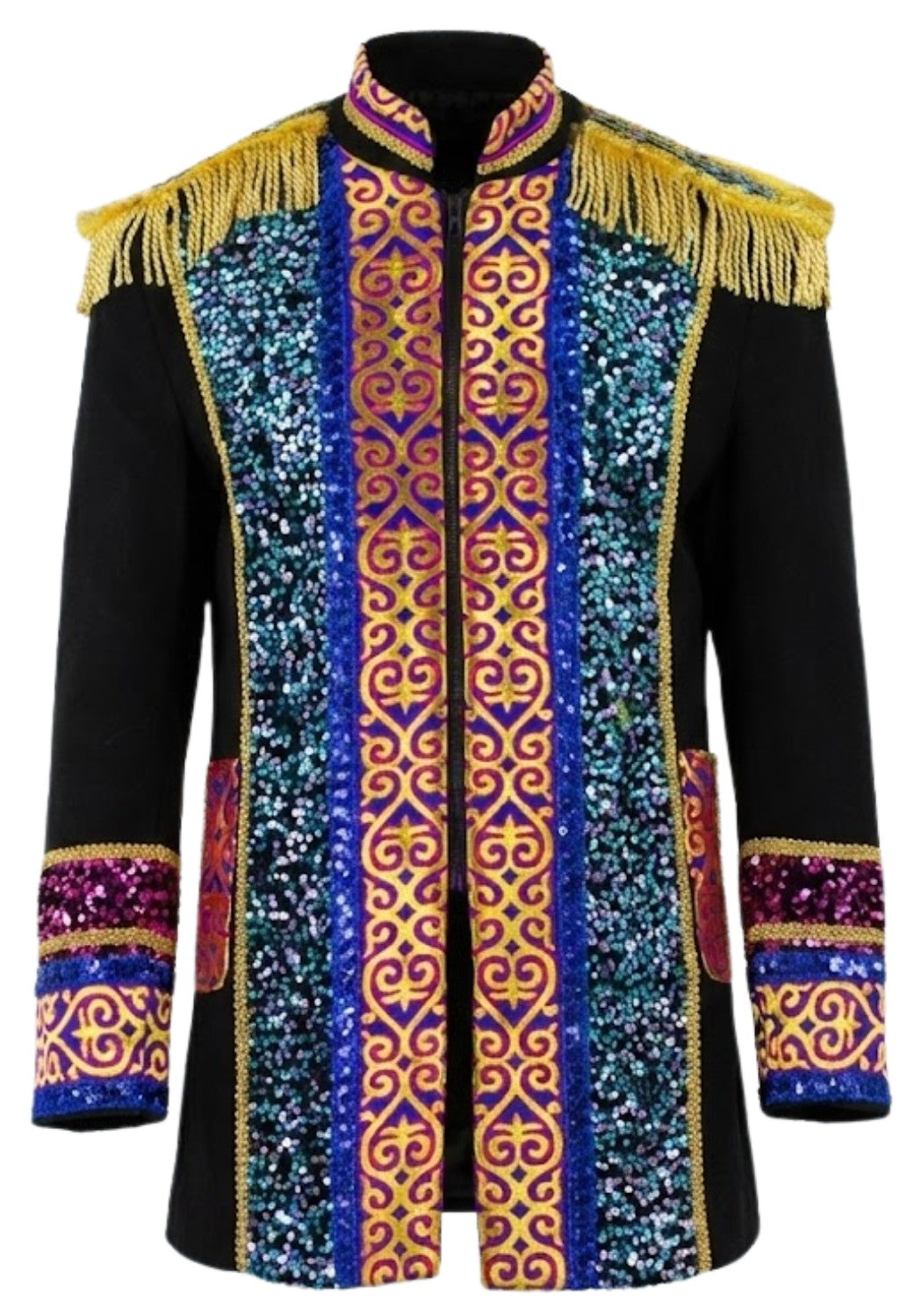 Carnavalsjas Heren Luxe Chique Colourfull - Festivales