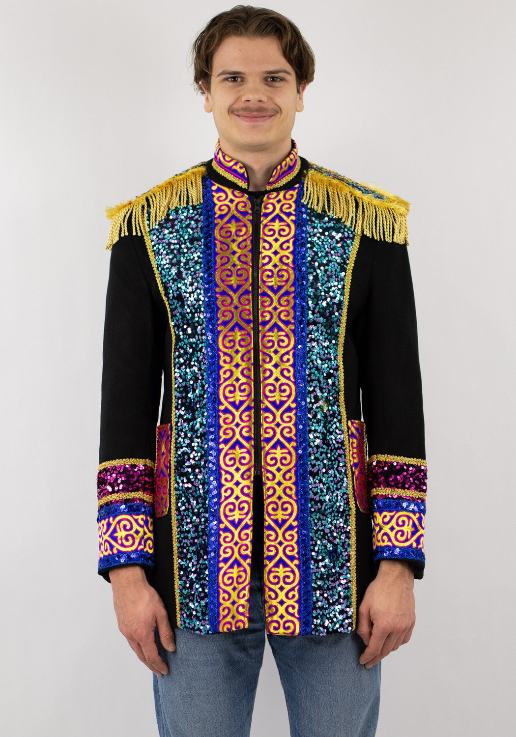 Carnavalsjas Heren Luxe Chique Colourfull - Festivales