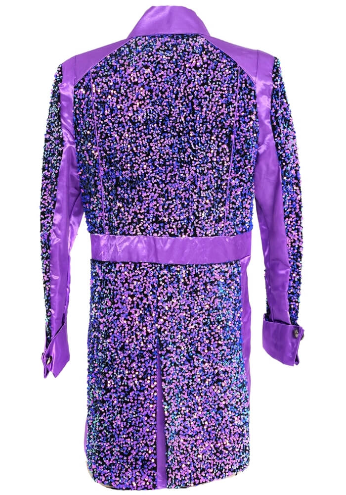 Carnavalsjas Sequin Purple Heren - Festivales