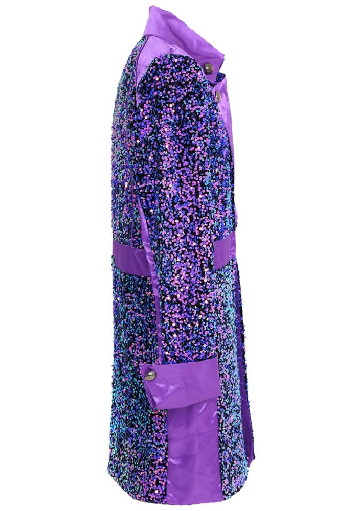 Carnavalsjas Sequin Purple Heren - Festivales