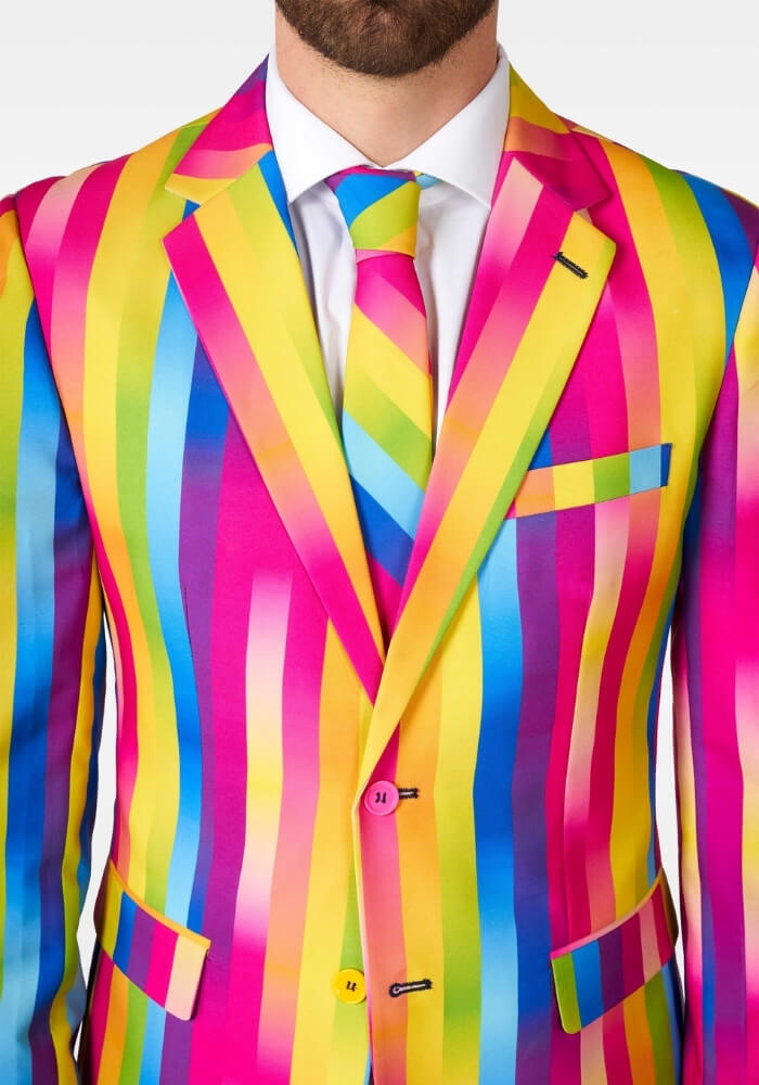 Carnavalsjas Kostuum Rainbow Glaze - OppoSuits - Festivales