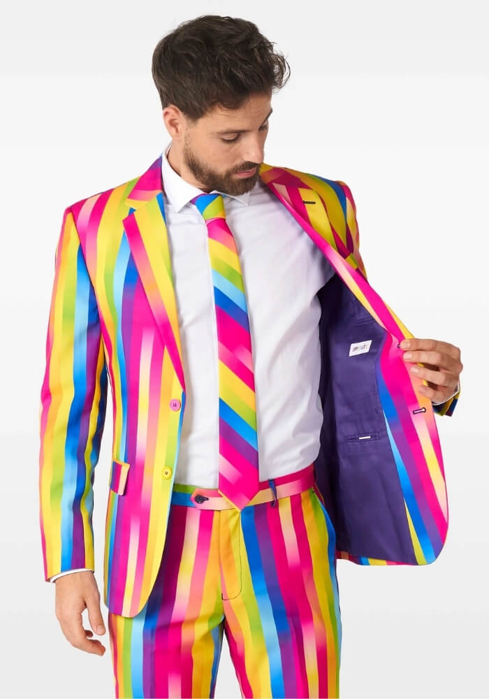 Carnavalsjas Kostuum Rainbow Glaze - OppoSuits - Festivales