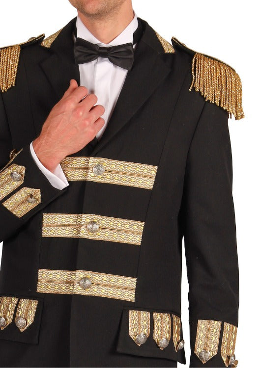 Carnavalsjas Heren Zwart Deluxe - Festivales