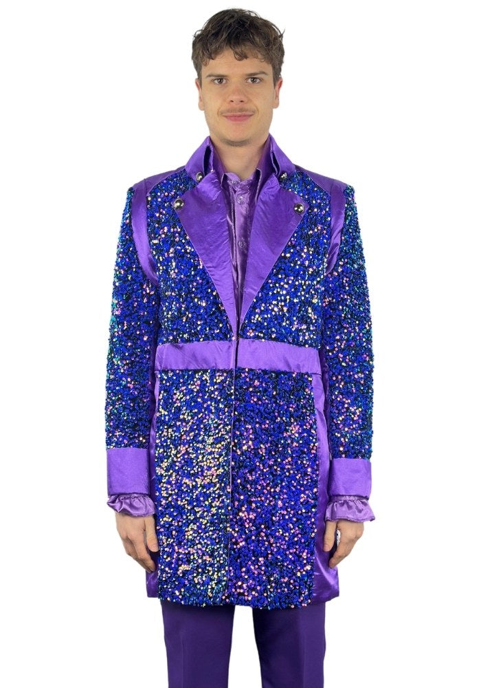 Carnavalsjas Sequin Purple Heren - Bundel Basic - Festivales