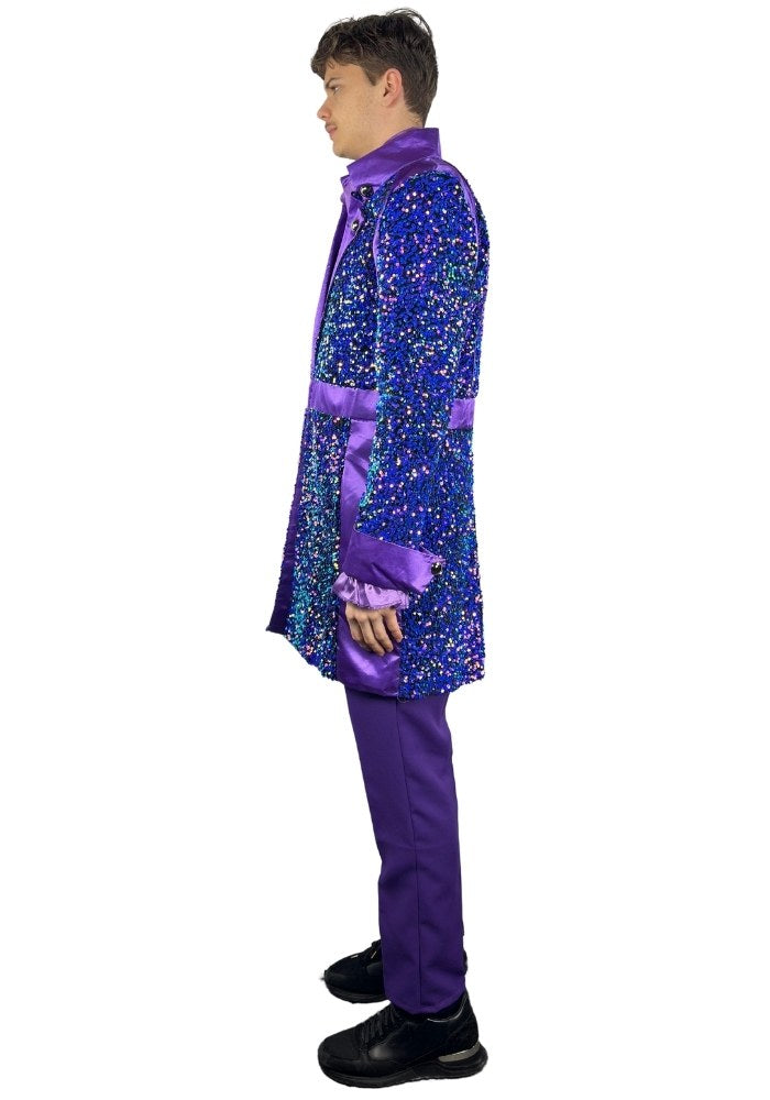 Carnavalsjas Sequin Purple Heren - Bundel Basic - Festivales