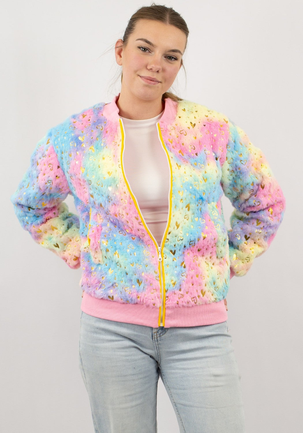 Carnavalsjas Dames Bont Hartjes - Festivales