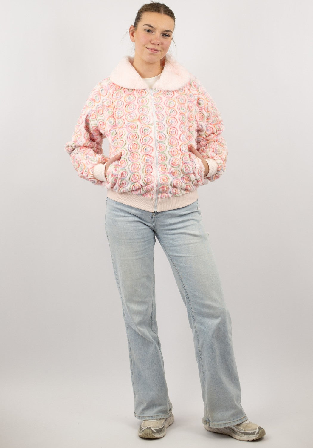 Carnavalsjas Dames Bont Rozen - Festivales