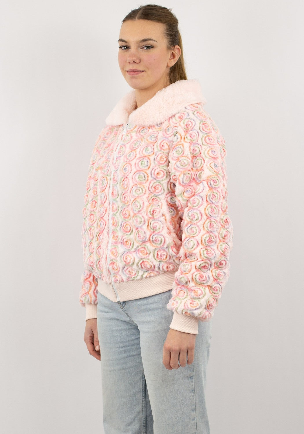 Carnavalsjas Dames Bont Rozen - Festivales