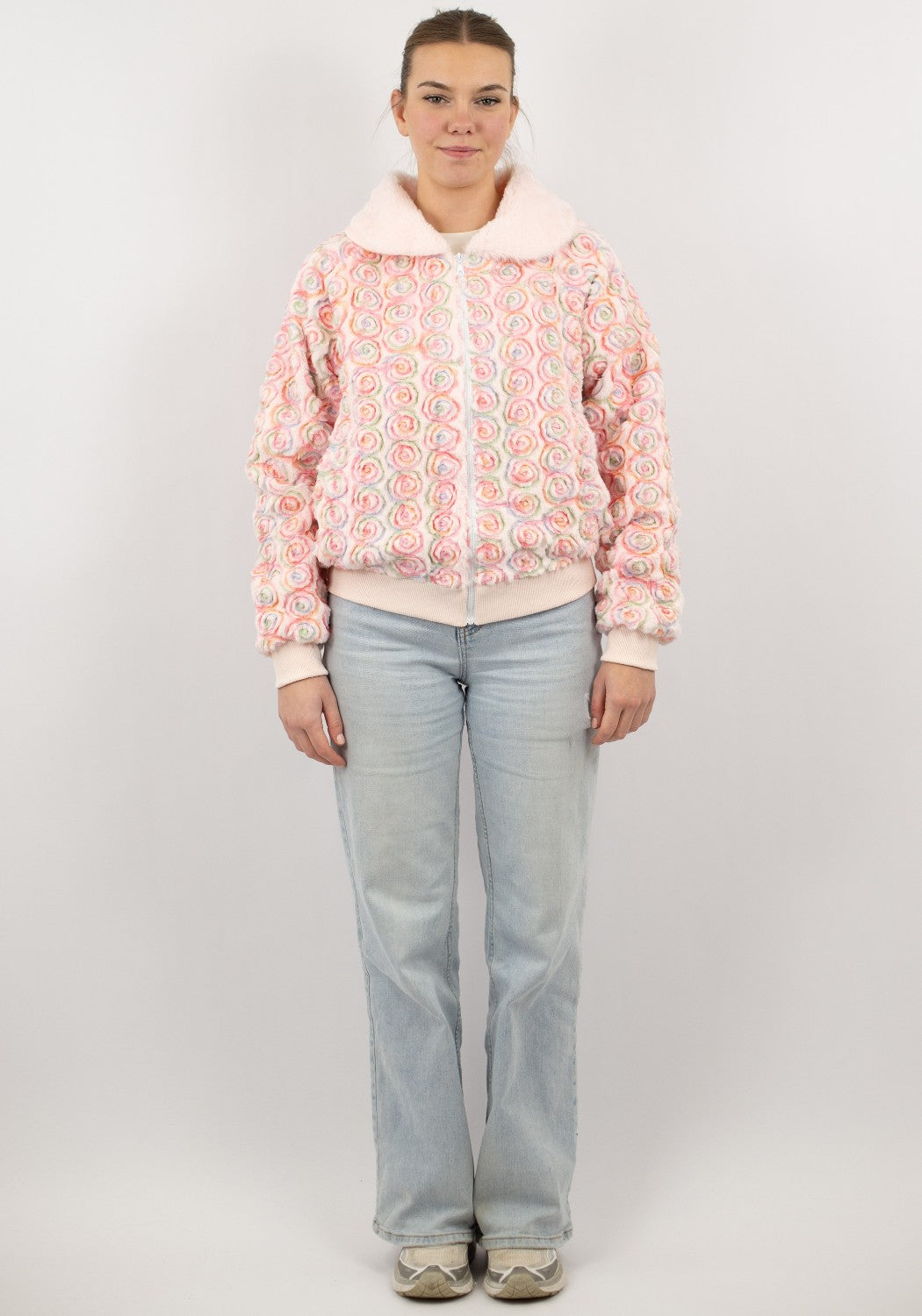 Carnavalsjas Dames Bont Rozen - Festivales