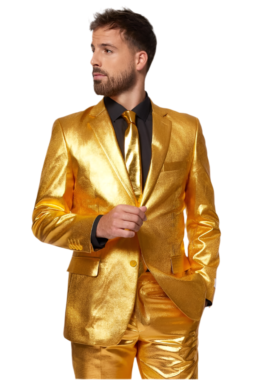 Carnavalsjas Kostuum Groovy Gold - OppoSuits - Festivales