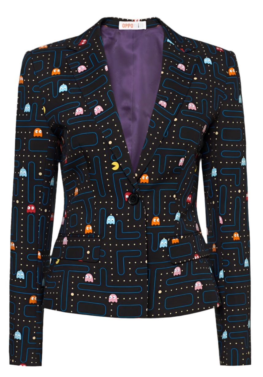 Carnavalsjas Blazer Dames PAC-MAN™ - OppoSuits - Festivales