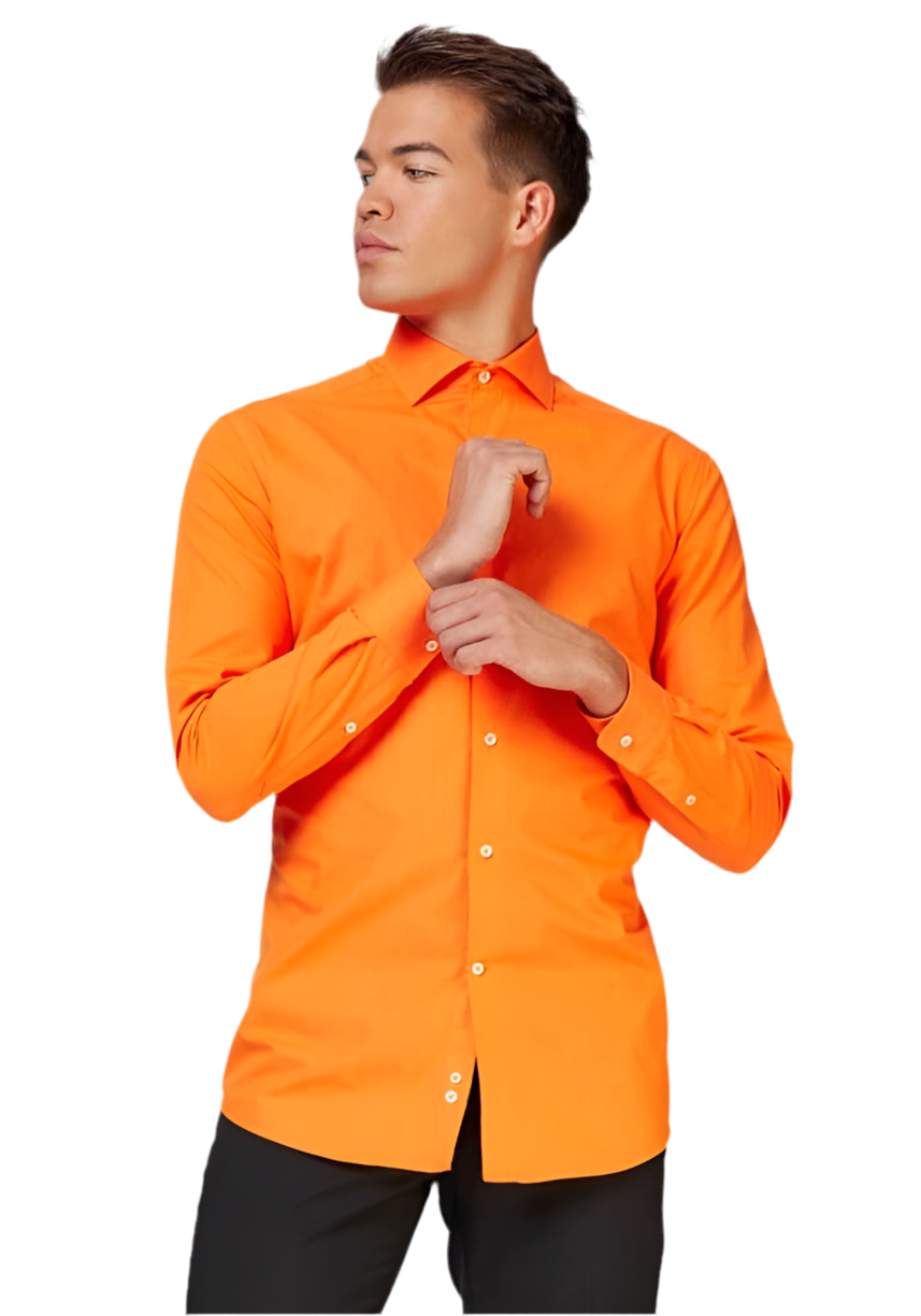 Oranje Overhemd Heren - OppoSuits - Festivales