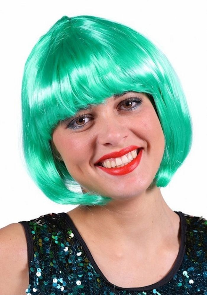 Dames Pruik Roxy Groen - Festivales