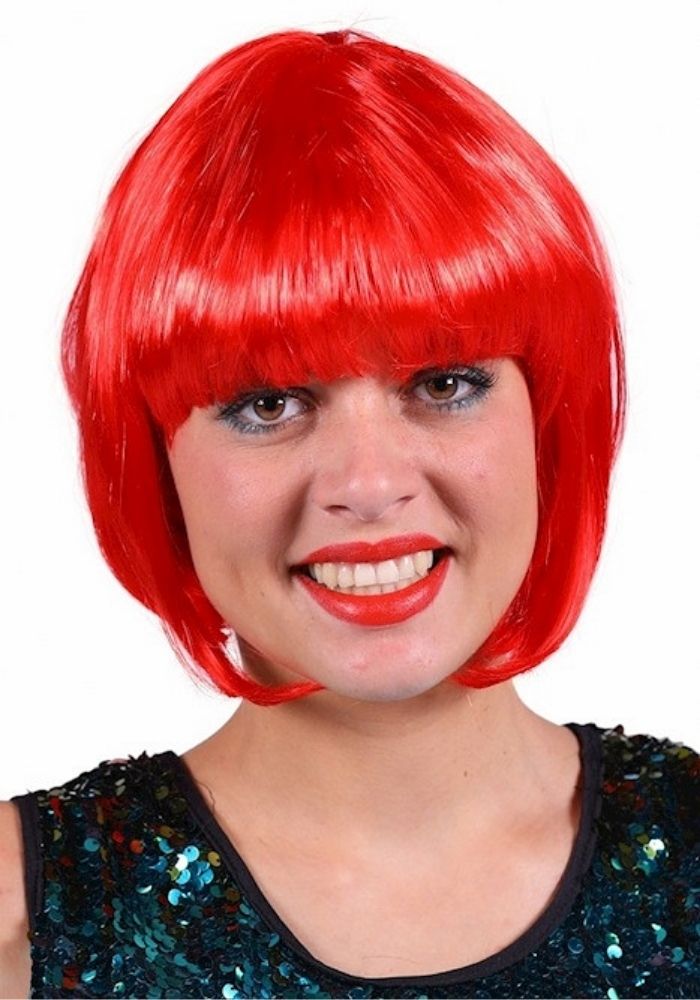 Dames Pruik Roxy Rood - Festivales