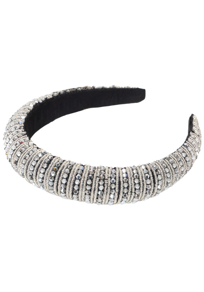 Haarband Glitter Zilver - Festivales