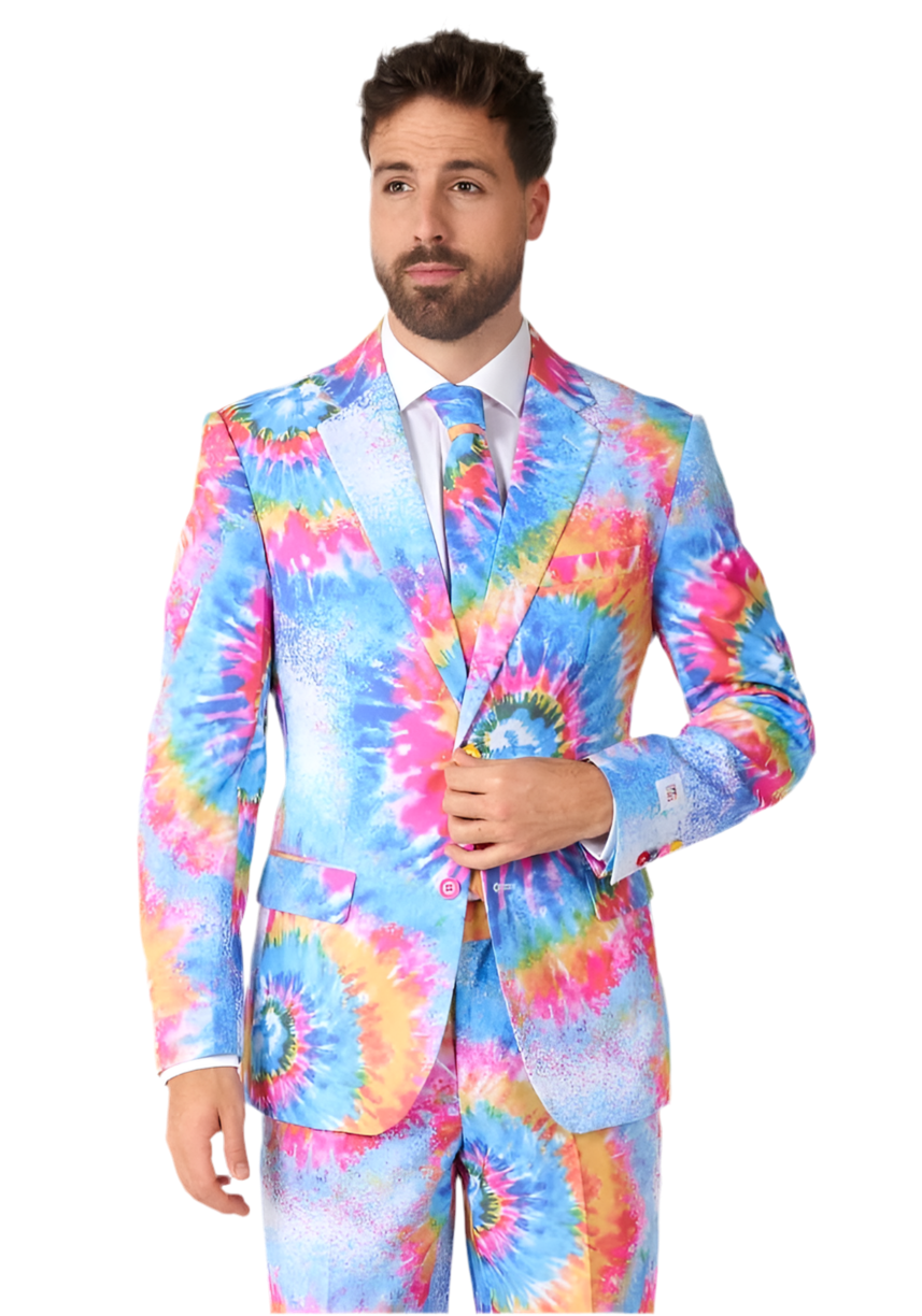 Carnavalsjas Kostuum Mr. Tie Dye - OppoSuits - Festivales